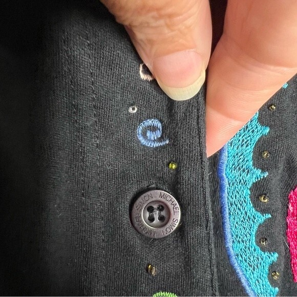 Michael Simon embroidered cardigan - Picture 7 of 8